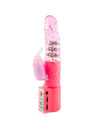 Vibrador Rabbit Baile com Rotação Rosa,D34-149094RS