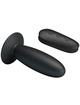 mr play - plug anal con vibracion negro control remoto