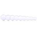Dildo de Contas de Vidro Transparente 22 cm