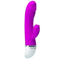 pretty love - flirtation vibrator with rabbit david