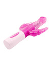 Vibrador Rabbit Baile Pretty Bunny Triplo Rosa,D-207065