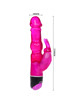 baile - waves of pleasure fantasy vibrador con rabbit lila 23 cm