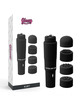 glossy - pocket kurt masajeador negro