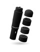 glossy - pocket kurt masajeador negro
