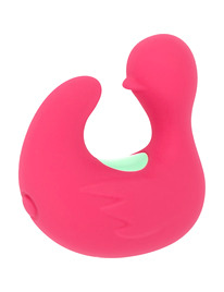 happy loky - dedal pato estimulador de silicona recargable duckymania