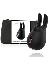coquette toys - estimulador clÍtoris negro / gold conejo