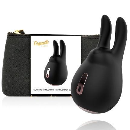 coquette toys - estimulador clÍtoris negro / gold conejo