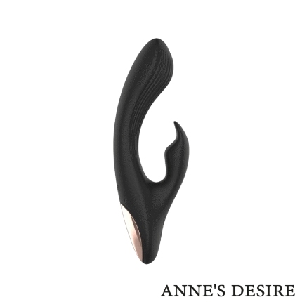 anne's desire - rabbit control remoto tecnologÍa watchme negro/gold