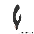 Vibrador Rabbit Anne Desire com Comando Preto