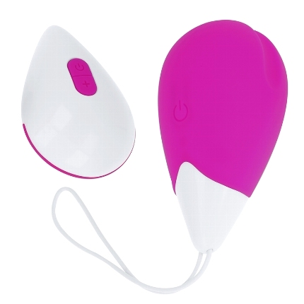 ohmama - textured vibrating egg 10 modes purple and white D-227204