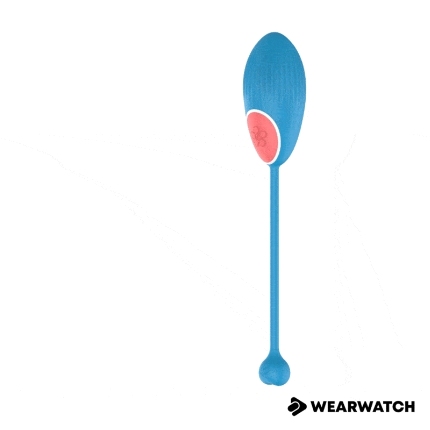 Ovo Vibratório Wearwatch com Comando Azul&Niveo,D-227550