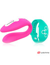 Vibrador para Casais Wearwatch Dual Rosa&Verde,D-227590