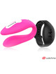 wearwatch - vibrador dual technology watchme fucsia /azabache