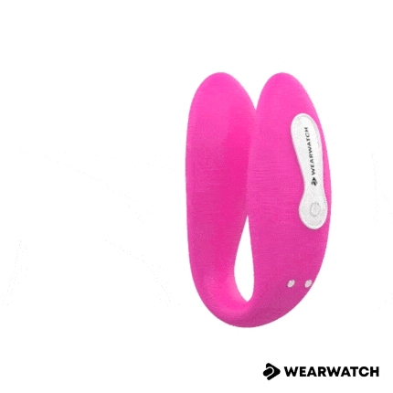 wearwatch - vibrador dual technology watchme fucsia / nÍveo