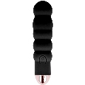 dolce vita - vibrador recargable six negro 7 velocidades