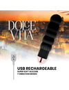 Vibrador Dolce Vita Recarregável 6 Preto,D-228460