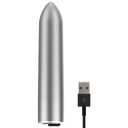 ohmama - vibrating bullet 10 vibration modes silver D-229135