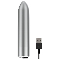 ohmama - vibrating bullet 10 vibration modes silver