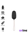 online - remote controlled vibrating egg black D-230516