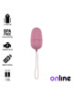 Ovo Vibratório Online com Comando Rosa,D-230517