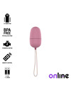 online - remote controlled vibrating egg pink D-230517