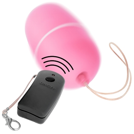 online - remote controlled vibrating egg pink D-230517