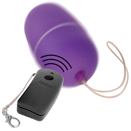 online - remote controlled vibrating egg purple D-230518