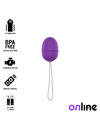 online - remote control vibrating egg s purple D-230526