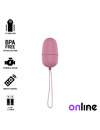 online - remote control vibrating egg m pink D-230528