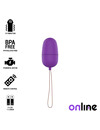 online - remote control vibrating egg m purple D-230529