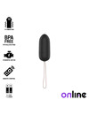 Ovo Vibratório Online com Comando L Preto,D-230530