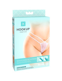 hook up panties - remote bow-tie g-string size xl/xxl