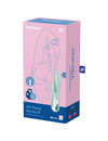 satisfyer - air pump bunny 5+ inflatable rabbit vibrator app green D-232168