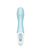 satisfyer - air pump vibrator 5+ vibrador punto g inflable app azul
