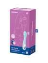 satisfyer - air pump vibrator 5+ inflatable g-spot vibrator app blue D-232170