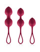cici beauty - premium silicone 3 vibrating kegel beads remote control