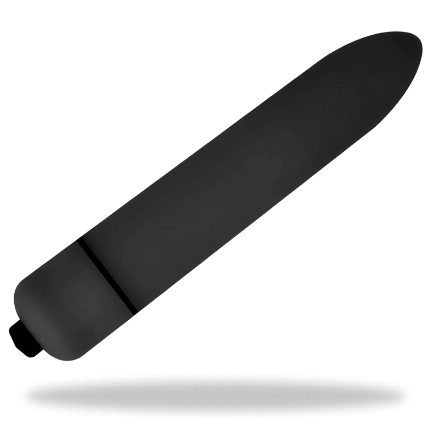 Mini Bala Vibratória OhMama Preta 9 cm ,D-232679