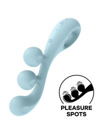 satisfyer - tri ball 2 multi vibrador azul