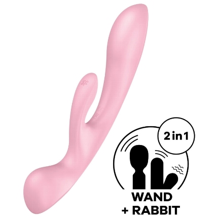 Vibrador Rabbit Satisfyer Triple Oh! Rosa,D-232924
