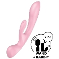 Vibrador Rabbit Satisfyer Triple Oh! Rosa