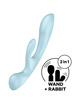 satisfyer - triple oh vibrador hÍbrido azul