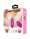 pretty love - dancing butterfly stimulator for panties with remote control lilac D-233013