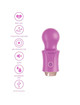 Mini Varinha Xocoon Traveller Rosa,D-234628
