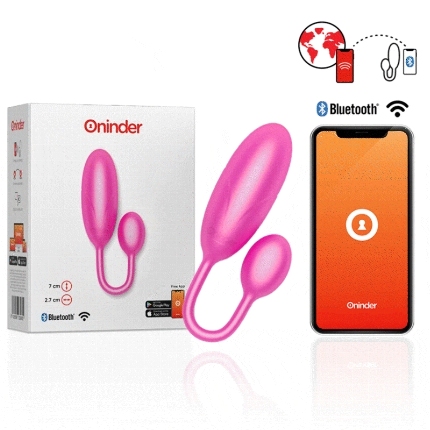 oninder - denver vibrating egg pink 7 x 2.7 cm free app D-234751