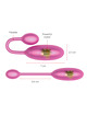 oninder - denver vibrating egg pink 7 x 2.7 cm free app D-234751