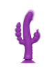 intense - casanova vibrador rabbit silicona triple motor morado