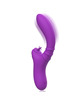 intense - harry vibrador flexible con lengua morado
