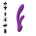 intense - luigi rabbit vibrator liquid silicone purple