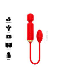 mia - toscana double pleasure wand + vibrating egg D-234833