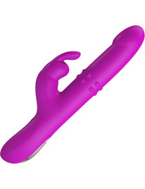 Vibrador Rabbit Pretty Love Reese com Rotação Roxo,D-234972